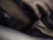 Outdoor interracial sex in the car with BBC and young white girl