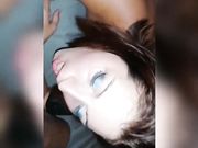 Married woman in threesome sex with cuck hubby and best friend